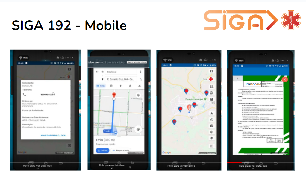 Versão Mobile do SIGA 192